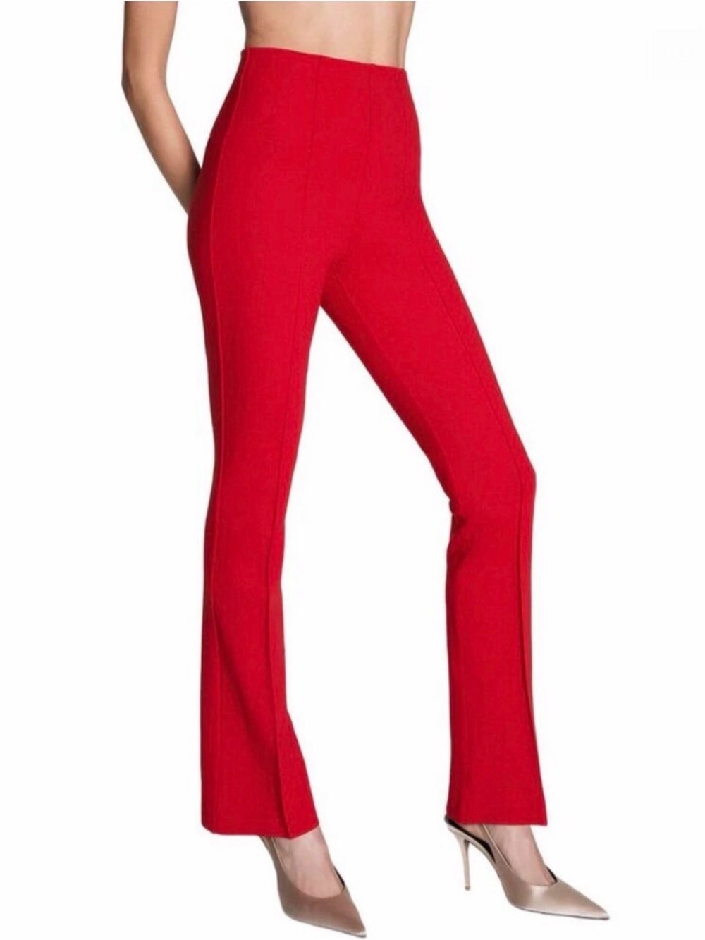 Spanx Ponte Flare Pant True Red Size L
